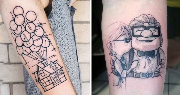 13 tattoo εμπνευσμένα από την Pixar